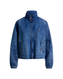Jaqueta Jeans Bomber
