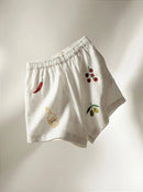 Short Oliva Linho