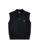 Blusa Polo Cropped Sem Mangas