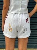 Short Oliva Linho