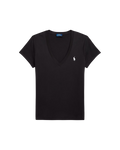 Camisa Polo Algodão com Decote em V