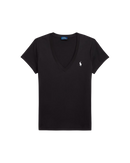 Camisa Polo Algodão com Decote em V