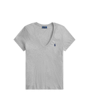 Camisa Polo Algodão com Decote em V